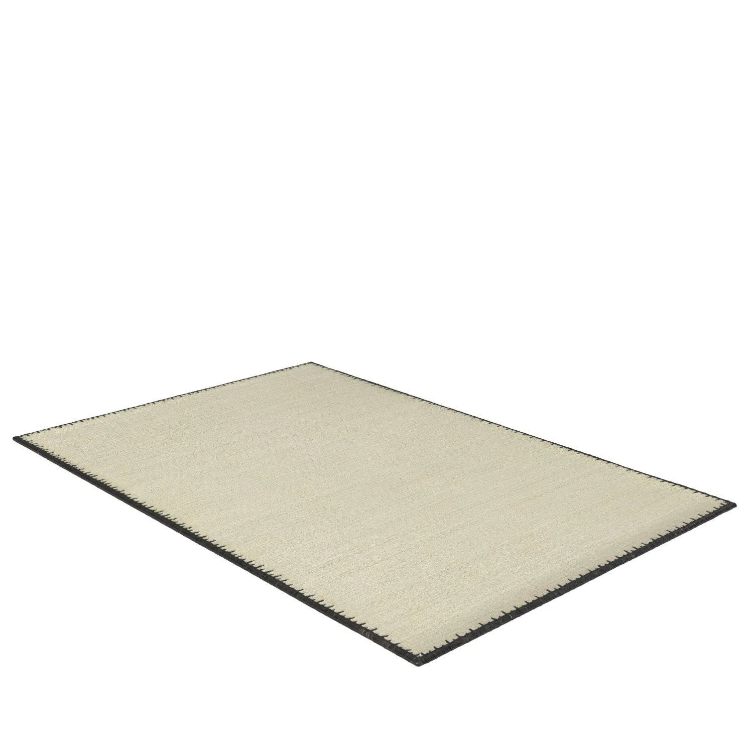 Jaina Handmade Wool Beige Rug PBR 3D Model_01